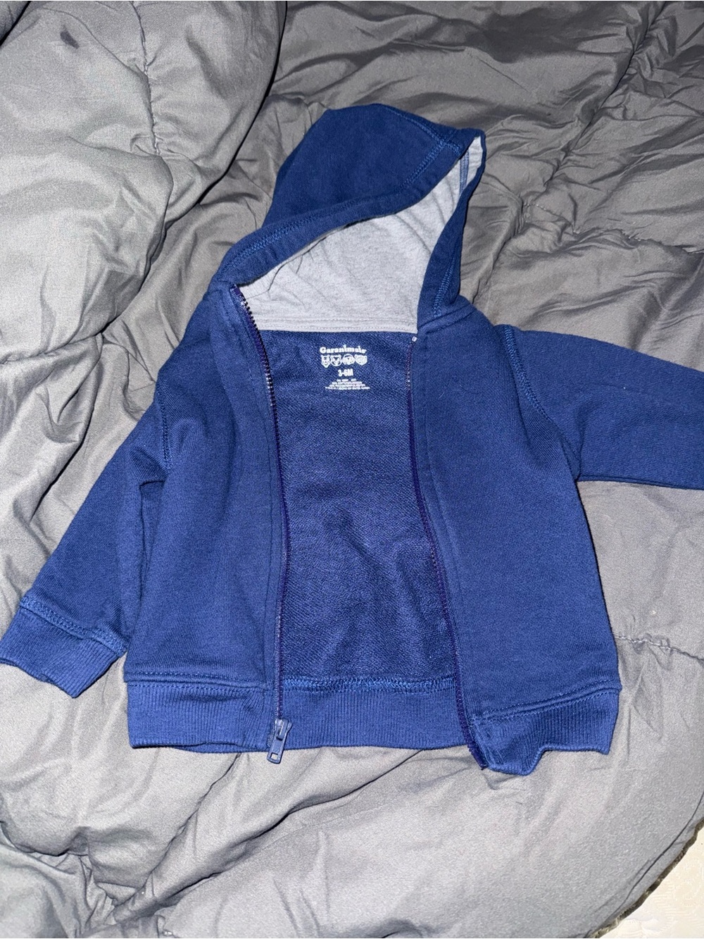 Carter's Navy Blue Zip-Up Hoodie